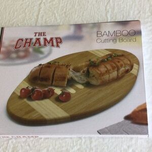 Home Bamboo Cutting Board also great for serving appetizers and Snacks.